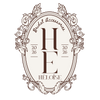 Logo for HELOèSE bridal accessories with decorative frame and monogram.
